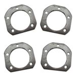 BBMTA Replacement Trailer Brake Backing Plate Flange 5200 7000# Axle 3-1/8" Hole 5 Bolt Bracket (4 Pack)