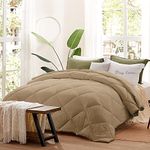 Day Care - Super Comfort Microfiber 500 GSM King Size Comforter for Heavy Winter Blanket Quilt Diamond Stitch (92" x 106" Inches/233cm x 269cm) - Comforter King Size|Beige