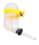 DreamAuro Vacuum Leak Proof Water Bottle for Hamster/Dwarf/Gerbil/Mice/Guinea Pig/Ferret/Rabbit (60 ml, Yellow)