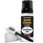 The Leather Clinic Suede & Nubuck Cleaner Foam 200ml for Shoes, Boots, Sandals, Trainers | Clean & Protect Dirt & Stains | Includes 3 Sided Suede Brush & Cleaning Cloth