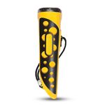 Eveready Cheetah DL54 | 1W LED Torch | Powered by 3 AA Batteries | Super Bright White LED | 7000 Lux Output | Wide Beam & Range | Strong & Durable ABS Plastic Body | Red & Yellow