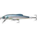 LIVE TARGET Minnow- Jerk Bait, 3", 1/4 oz, Silver/Blue