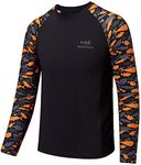 Bassdash Youth UPF50+ Camo Long Sleeve Fishing Shirt UV Protection Quick Dry Tee