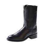 Old West Men's Leather Roper Cowboy Boot