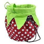 Strawberry Chalk Bag with Carabiner