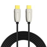 RUIPRO 4K HDMI Fiber Optic Cable 10 Feet 18Gbps 4K@60Hz ARC HDR10 Ultra Slim Flexible HDMI 2.0b Cable