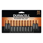 Duracell - Coppertop Aa Batteries - 20 Count - Long Lasting, All-purpose Double Aa Battery for Household and Business - Alkaline Batteries