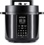 Nutricook Smart Pot 2, 8 Liters, 9 In 1 Electric Pressure Cooker, Slow Cooker, Rice Cooker, Steamer, Sauté Pot, Yogurt Maker & More, 12 Smart Programs With New Smart Lid, 2 Years Warranty