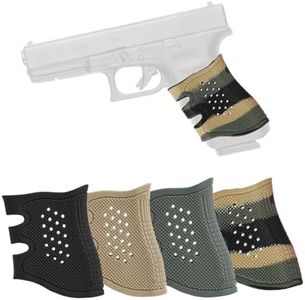 Pistol Grip Tactical Grip Rubber Sleeve Slip-On Ventilated Grips (4 Pcs 4 Color)