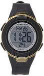 Armitron Sport Unisex Digital Resin Strap Watch, 45/7126, Black/Gold, Digital