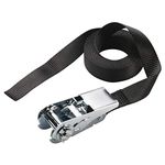 Master Lock 3223EURDAT Certified Ratchet Strap, Black, 2,5m x 25mm Strap