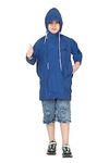 SOUNIK FASHION SDS Kids raincoat with hood and bag slot for school purpose (11-12 years)