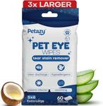 Petazy Tear Stain Remover Wipes for