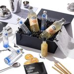 Moscow Mule Gift Set with Beginner Bar Equipment - 4 Premium Cocktails | Includes Ingredients, Recipe & Tutorial Videos | Luxury Vodka Gift Box | Ideal Alcohol Gift | Cocktail Connoisseurs