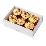 Red Velvet Cupcakes | Delicious Handmade Cupcakes | Freshness Guaranteed | Baked Daily by Professional Bakers |For All Occasions | 6 Cupcakes Per Box