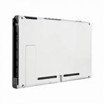 eXtremeRate White Console Back Plate for Nintendo Switch, DIY Replacement Housing Shell Case for Nintendo Switch Console with Kickstand [Only the Backplate, NOT the Console]