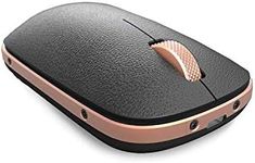 AZIO Retro Bluetooth RF Computer Mouse, Black/Rose