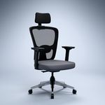 Green Soul Jupiter Superb (2025 Edition) | Ergonomic Mesh Office Chair for Work | 5 Year Warranty | Intelli-Adapt Recline Mechanism | 3D Armrest | Adjustable Lumbar | Grey
