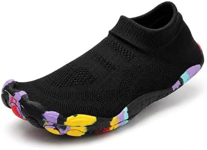 Lightweight Water Shoes (Black, Adult, Women, 8.5, Numeric, US Footwear Size System, Medium)
