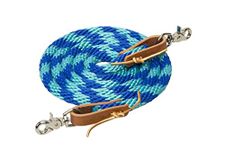 Weaver Leather Unisex Adult W2ACM Horse reins, Dazzling Blue/Turquoise, 5 8 x US