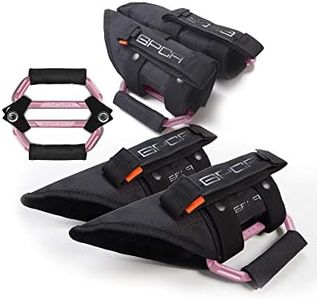 GPCA Metal Grab Handles for Jeep Wrangler 4xe, JL, JT, JK, Sport, Sahara, Rubicon and Gladiator 4DR/2DR 2007-2023 GP Grip PRO, Foldable Patented, 4+2 Packs, JeepGirl Pink
