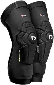 G-Form Pro-Rugged 2 MTB Knee Guards - Mountain Bike Knee Pads for Men & Women - Black, Adult Large