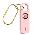 Newest Ankilo Personal Alarm Keychain for Safety, 135DB Siren with Early Warning Mode, USB Rechargeable Personal Security Alarm, Helps Women, Children, Seniors, Elderly Emergency Call, Pink