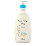 Aveeno Baby Daily Moisture Body Lotion for Delicate Skin, Natural Colloidal Oatmeal & Dimethicone, Hypoallergenic Moisturizing Baby Lotion, Fragrance-, Phthalate- & Paraben-Free, 532mL