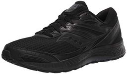 Saucony Men's Cohesion 13 Running Shoe, Black/Black, 7.5 M US