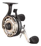 13 FISHING - Freefall Carbon - Inline Ice Fishing Reel - 2.5:1 Gear Ratio - Left Hand Retrieve - BBCFFW2.5-LH