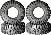 1.3 Crawler Tires 70 * 26mm All Terrain Super King Trekker Silicone Rubber Soft Sticky Tyres for 1/18 1/24 Axial SCX24 AX24 FCX24 Ultimate RC Car XC-1 RTR CR-18P EVO Rc Model Upgrade Kits（4 Pcs）