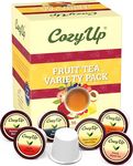 Cozy Up | 6 Flavors | Variety Fruit Tea Sampler Pack | Compatible with Keurig K-Cup Brewers | Multiple Flavors | 36-Count