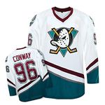 Yajun Charlie Conway #96 Mighty Ducks Movie Ice Hockey Jerseys NHL Men Sweatshirts Breathable Long Sleeve T-shirt,S