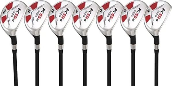 Senior Ladies Golf Clubs All Hybrid Set 55+Years Women Right Handed Majek Lady Full True Hybrid Complete Set which includes: #4, 5, 6, 7, 8, 9, PW Lady Flex New Utility Club