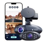 Nexar Pro Dual Dash Cam - HD Front Dash Cam and Interior Car Security Camera - Nexar Dash Cam Front and Rear - Dual Dash Cam Parking Mode and Wifi - Dash Cams for Cars - Dash Cam for Truckers 256GB