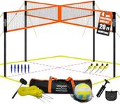 4-Way Badminton Net Combo Game Set 