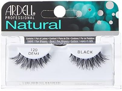 Ardell Natural Strip Eye Lashes, 120 Demi Black (65092)