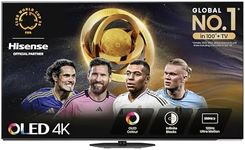 Hisense 55 Inch 120Hz OLED Smart TV 55A85NTUK - Dolby Vision IQ, HDR10+ Adaptive, IMAX Enhanced, Hybrid Log-Gamma (HLG), Vidaa OS with Freely, Youtube, Netflix and Disney+ (2024 Model)