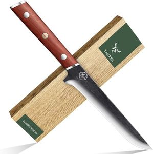 TAN REN Couteau Désosser, 28 CM Couteau a Desosser Professionnel, Couteau Professionnel Pour Boucherie, Couteau à Filet Poisson Couteau Viande Boucher Pour Cuisine Et Restaurant