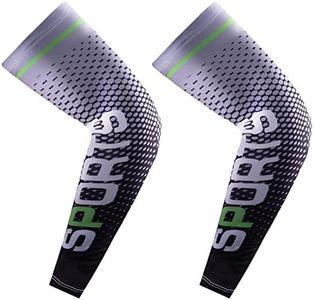 flintronic Manchettes de Bras, Homme Manchon Bras Femme Anti-UV Protection Solaire UPF 50+ Glacé Manches de compression, Respirante pour Cyclisme Refroidissement Chevauchée Sport Basket Ball