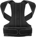 Back Brace Posture Belt, Back Straightener Posture Corrector Back Brace Shoulder Posture Brace, Adjustable Back Brace Strap Breathable Back Pain Relief (M)