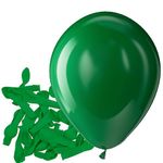 Bezente Green Balloons Latex Party Balloons - 150 Pack 5 inch Matte Small Dark Green Helium Balloons for Birthday Baby Shower Christmas St. Patrick's Day Jungle Safari Theme Party Decorations