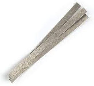 Dental Abrasive Polishing Strips Stainless Steel 4 MM Med Grit 6 Pack