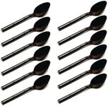 Cubii Health Virtually Unbreakable Utensils, Durable, and Comfortable Silverware, Better Handling, Multi-Use Spoons, Dishwasher Safe, Tablespoon, Teaspoon, Stain Resistant, BPA Free, Pack of 12