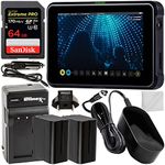 Atomos Shinobi 7" 4K HDMI/SDI Monitor & Power Bundle Plus - Includes: SanDisk Extreme PRO 64GB SDXC Memory Card + 2x Extended Life NP-F975 L-Series Batteries + AC/DC Rapid Home & Travel Charger + MORE