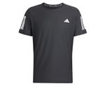 adidas Men's Own The Run T-Shirt, Black, Large