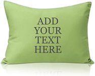 Personalized Toddler Pillow Cases 13x18 Inches - Super Soft and Cozy Brushed Microfiber Kids Pillowcase with Zipper - Toddler Pillowcase with Custom Name for Boys and Girls - Saga Green