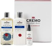 CREMO - Grooming Gift Set Kit For Men | Shower Gel | 2 in 1 Shampoo & Conditioner | Face Moisturiser