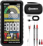 KAIWEETS Digital Multimeter Smart, 4.7-Inch Full Screen Multi Meter Rechargeable Tester Automotive with 6000 Counts T-RMS, Measures AC/DC Current Voltage Resistance Continuity Frequency Diodes-KM602