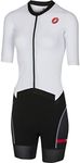 Castelli Women's All Out Speed Tri Suit (White, Small)